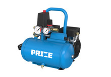 Kompressor stillegående 0,75 hk og 6 liters tank - PRIZE